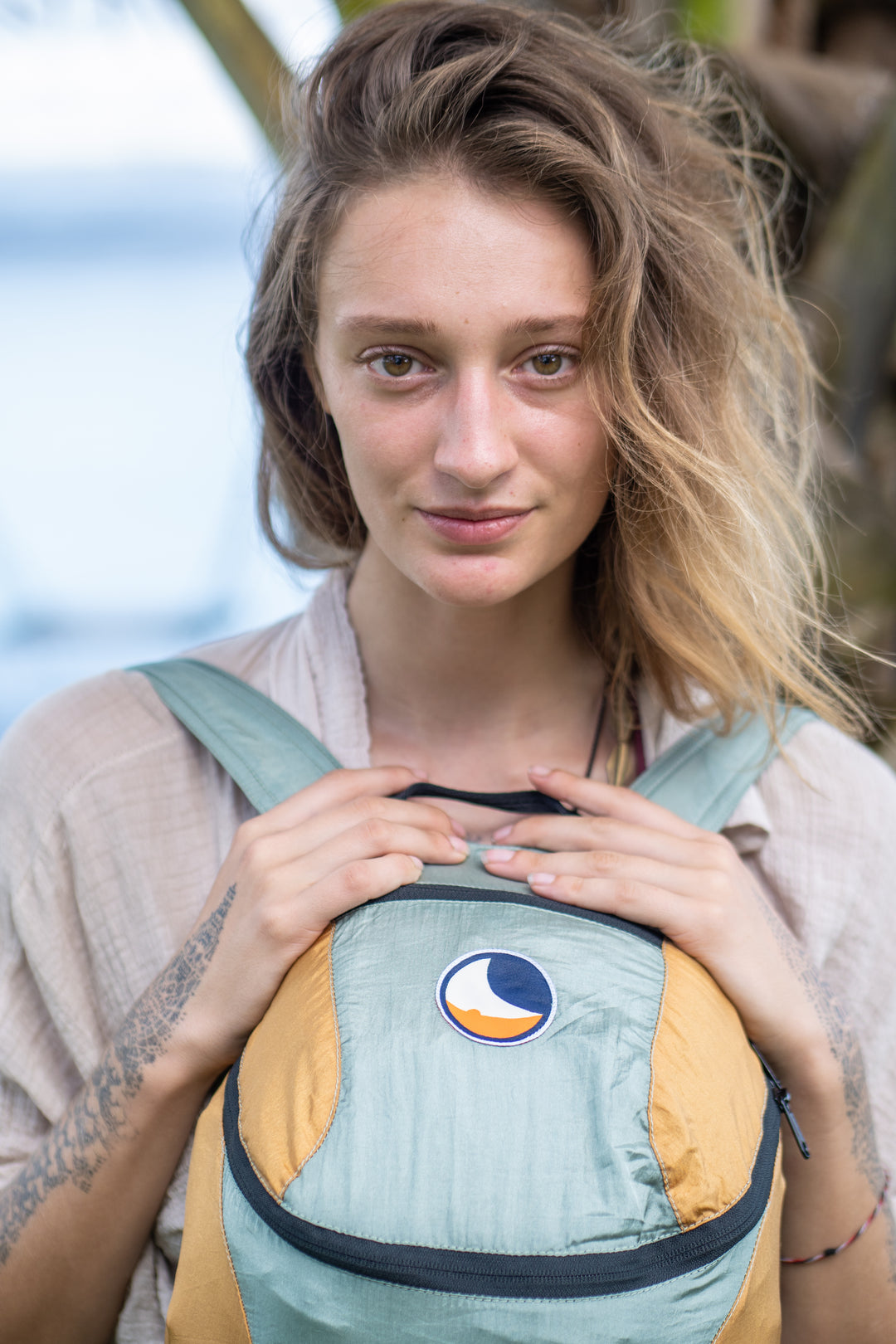 Ticket To The Moon Mini Backpack Jade Green / Sand (15L)