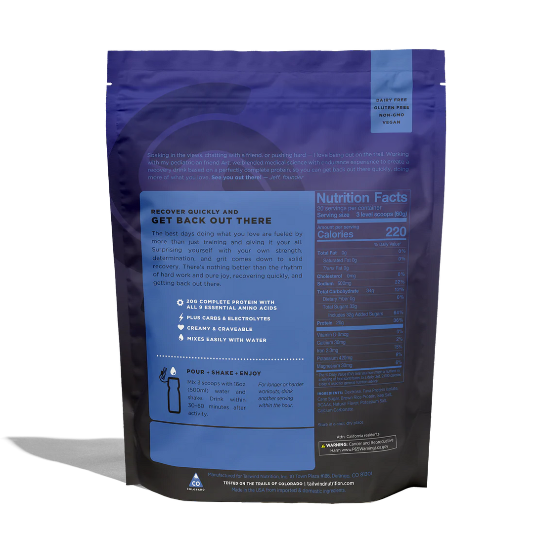 Tailwind Fava Recovery Mix Strawberry 20 Serving
