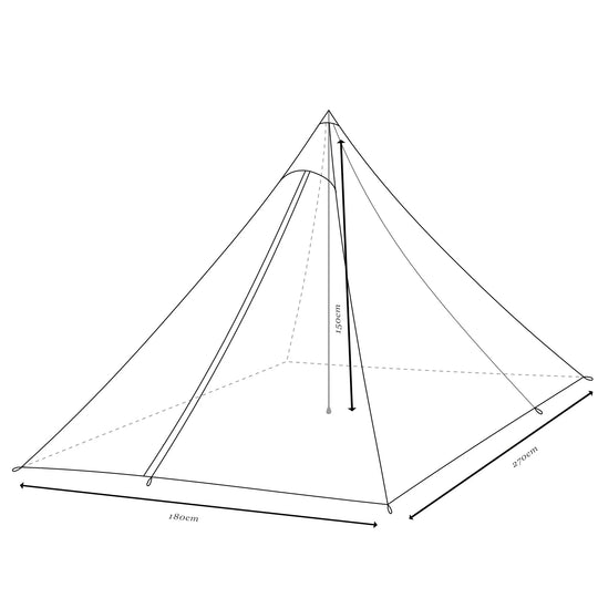 Mont Hypermid 2 Person Ultralight Pyramid Tent Shelter