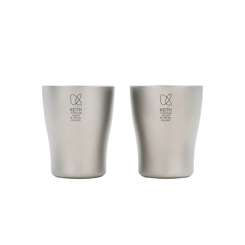 KEITH Titanium glasses 40x31x50mm(×2)