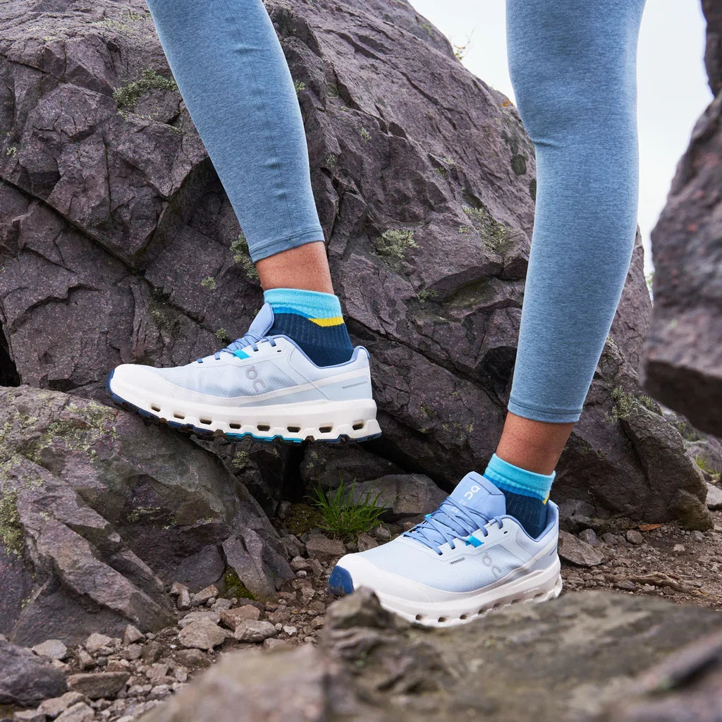 Feetures Trail Max Cushion Quarter Mountain High Blue