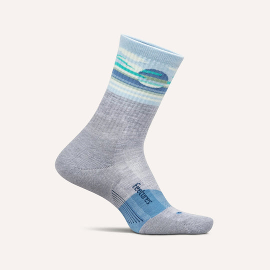 Feetures Trail Max Cushion Mini Crew - 2026 Cloud Veil Blue
