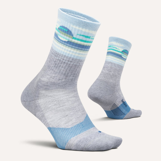 Feetures Trail Max Cushion Mini Crew - 2026 Cloud Veil Blue