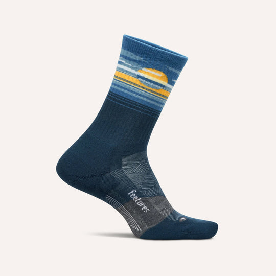 Feetures Trail Max Cushion Mini Crew - 2026 Cloud Veil Navy