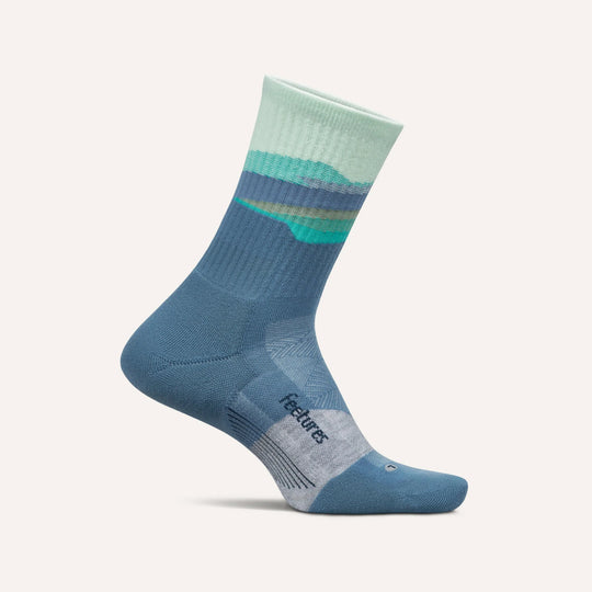 Feetures Trail Max Cushion Mini Crew - 2026 Tectonic Blue