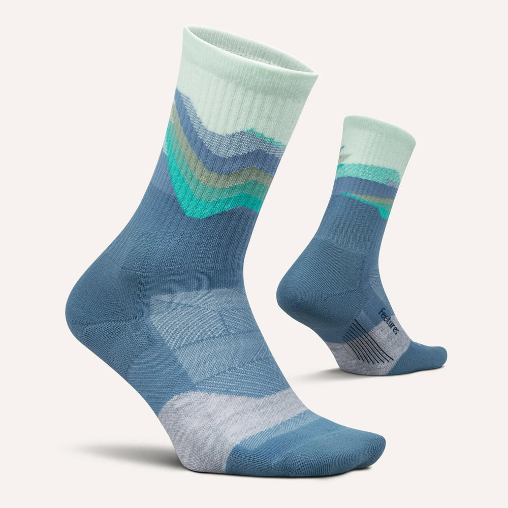 Feetures Trail Max Cushion Mini Crew - 2026 Tectonic Blue