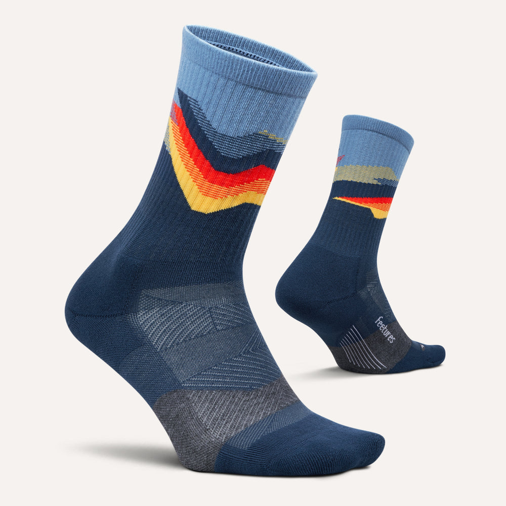 Feetures Trail Max Cushion Mini Crew - 2026 Tectonic Navy