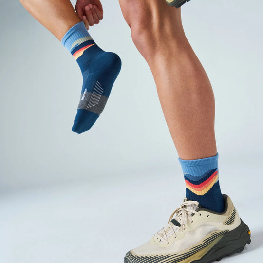Feetures Trail Max Cushion Mini Crew - 2026 Tectonic Navy