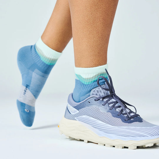 Feetures Trail Max Cushion Quarter Tectonic Blue