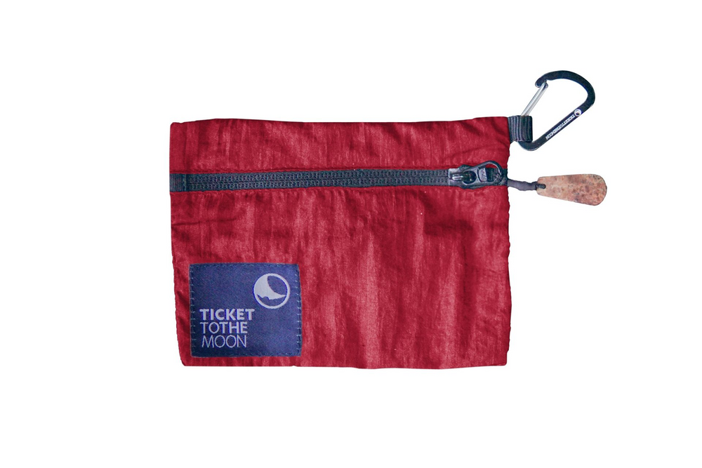 Ticket To The Moon Travel Wallet burgundy