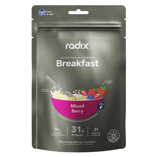 Radix Nutrition ULTRA Dairy 800kcal Breakfast Meal Mixed Berry 153g