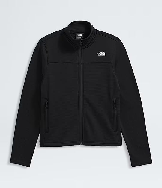 The North Face Womens Cedar Trail Grid Fleece Jacket TNF BLACK