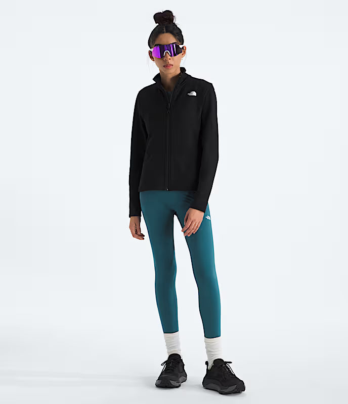 The North Face Womens Cedar Trail Grid Fleece Jacket TNF BLACK