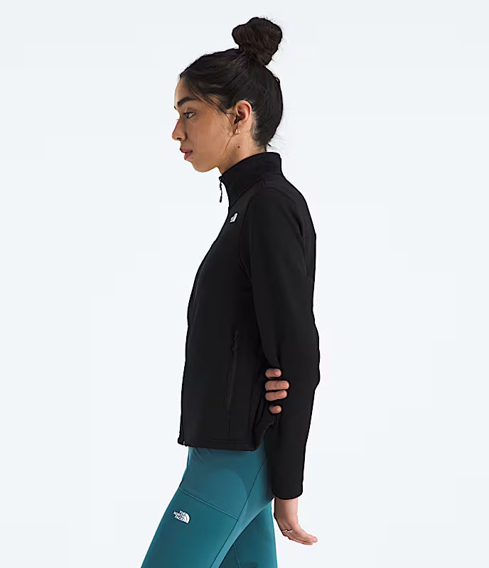The North Face Womens Cedar Trail Grid Fleece Jacket TNF BLACK