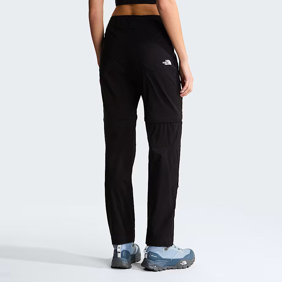 The North Face Womens Exploration Convertible Regular Straight Pants - EU TNF BLACK