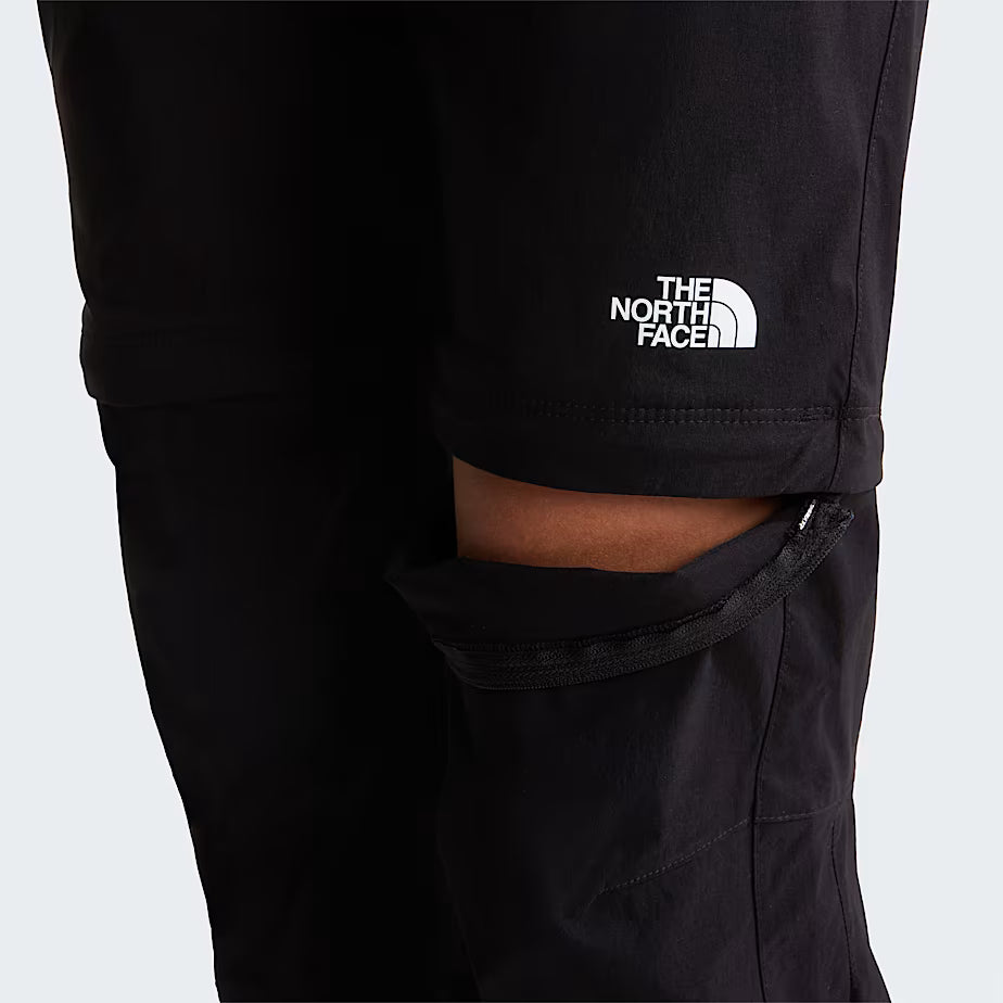 The North Face Womens Exploration Convertible Regular Straight Pants - EU TNF BLACK