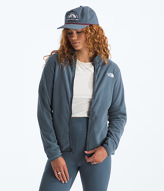 The North Face Womens Glacier Fleece Jacket Granite Grey