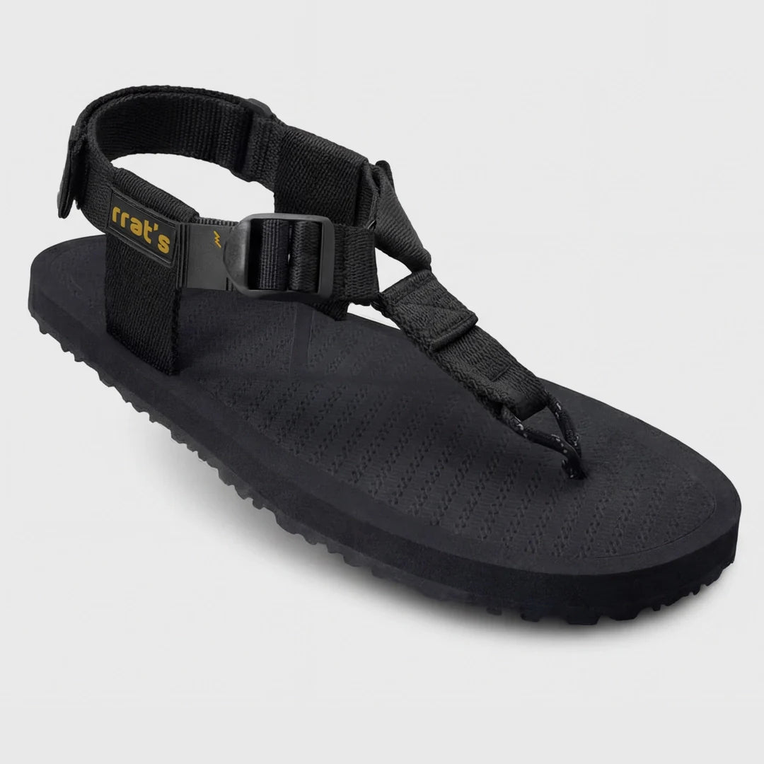 RRATS Y-Mountain Sandals Black