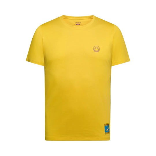 La Sportiva Climbing on the Moon T-Shirt W Viola/Giallo