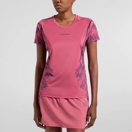 La Sportiva Pacer T-Shirt Womens Rosebay/Night Sky