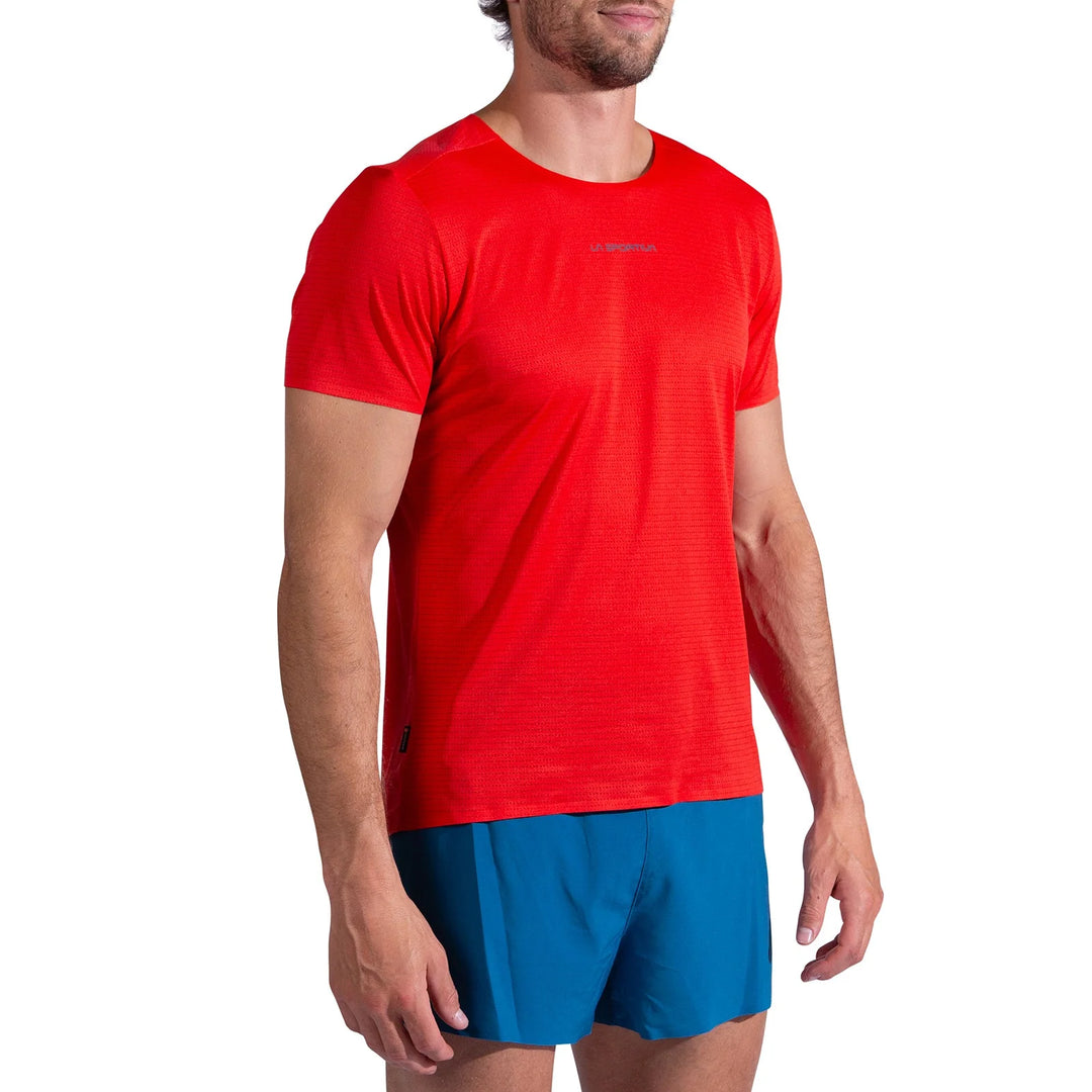 La Sportiva Pure T-shirt M Mountain Red/Night Sky