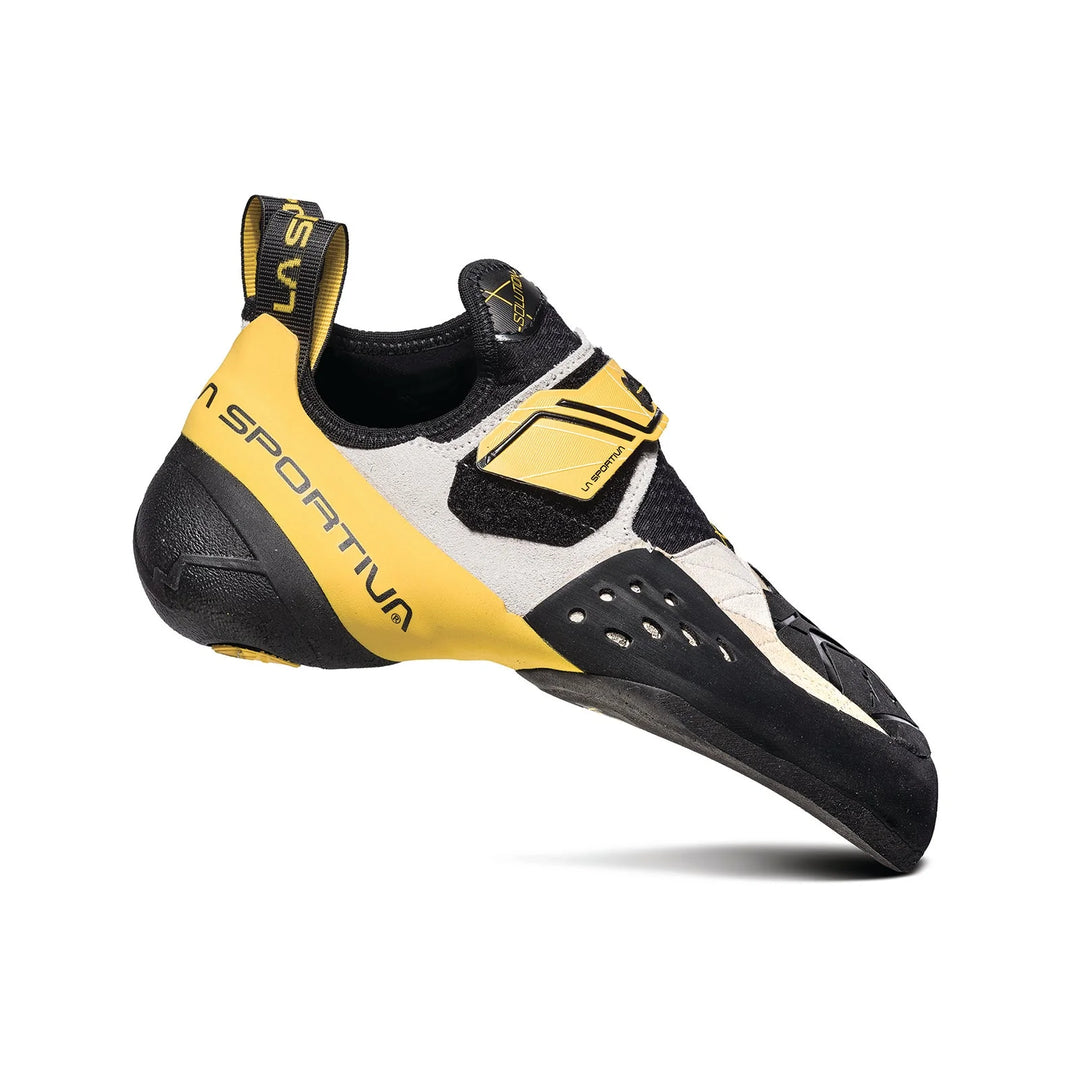 La Sportiva Solution Mens Climbing Shoe White/Yellow
