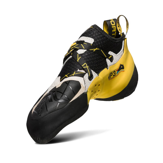 La Sportiva Solution Mens Climbing Shoe White/Yellow