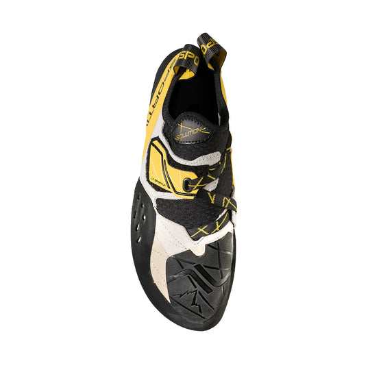 La Sportiva Solution Mens Climbing Shoe White/Yellow