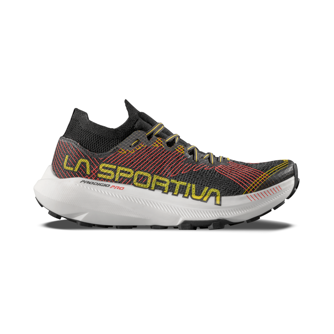 La Sportiva Prodigio Pro Black/Yellow Trail Shoe