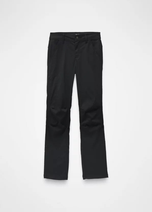 Prana Wmns Stretch Zion Mid Rise Pant Regular Inseam Black