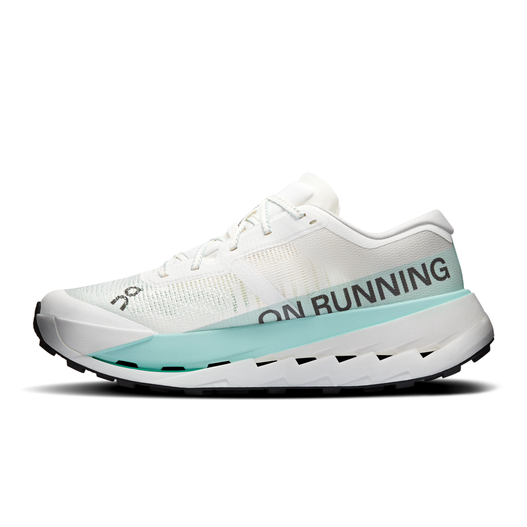 On Cloudultra Pro Mens Trail Running Shoes Ivory Celeste