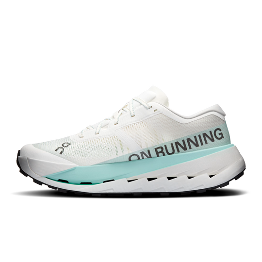 On Cloudultra Pro Mens Trail Running Shoes Ivory Celeste