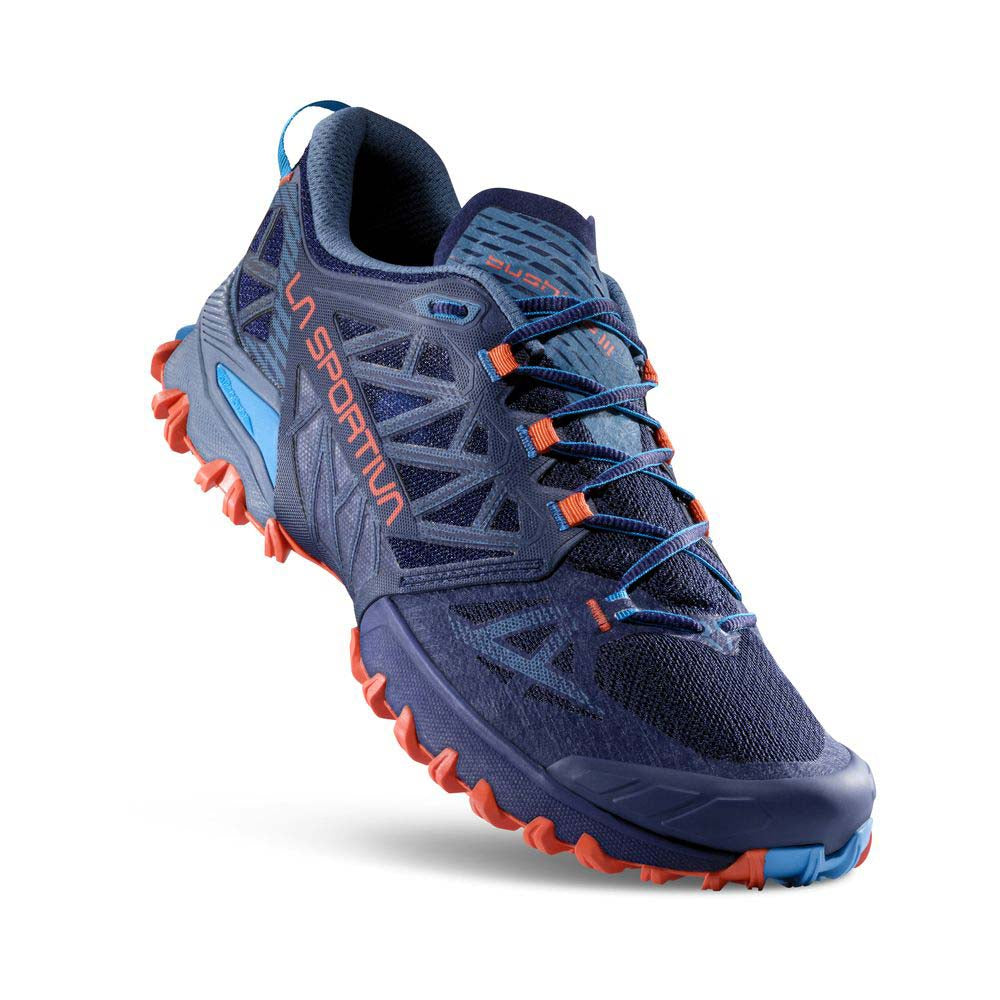 La Sportiva Bushido III Deep Sea/Cherry Tomato Trail Shoe