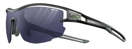 Julbo Aero Translucent Black / Green REACTIV 0-3 Sunglasses