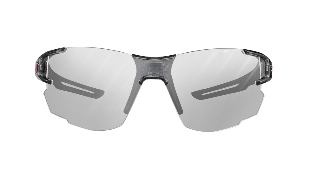 Julbo AeroLITE Gloss Translucent Grey / Black REACTIV 0-3 Sunglasses