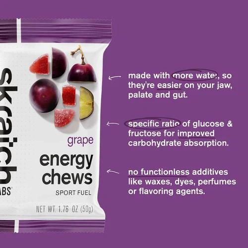 Skratch Energy Chews Sport Fuel Grape