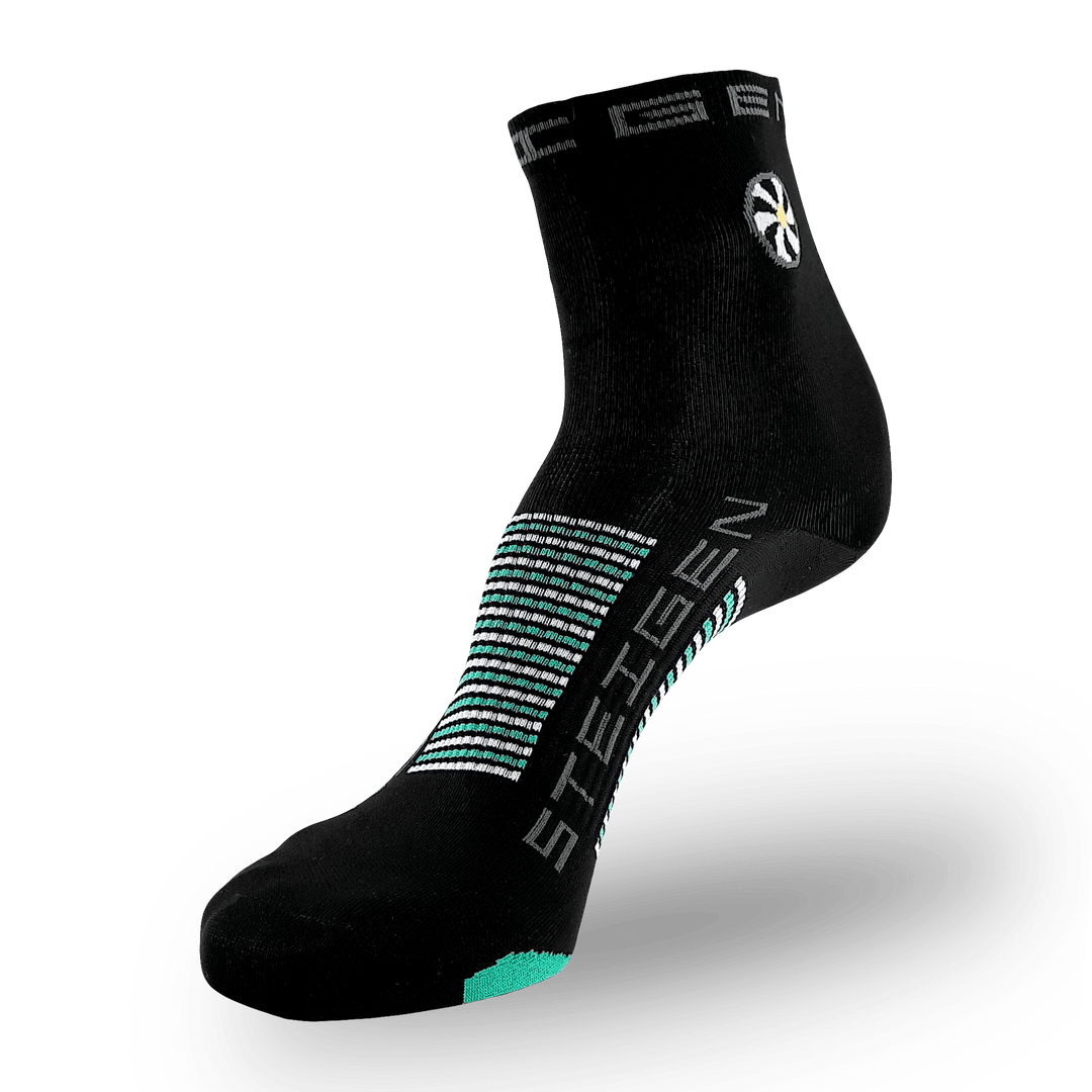 Steigen Black 1/2 Length Running Socks