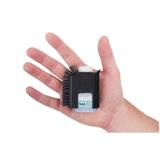 Sea to Summit Camp Kitchen Pot Scrubber and Soap Bottle inc Soap 2 Piece Set Black