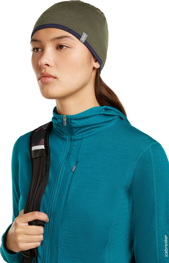 Icebreaker Merino 200 Oasis Reversible Beanie Dk Loden/Midnight Navy
