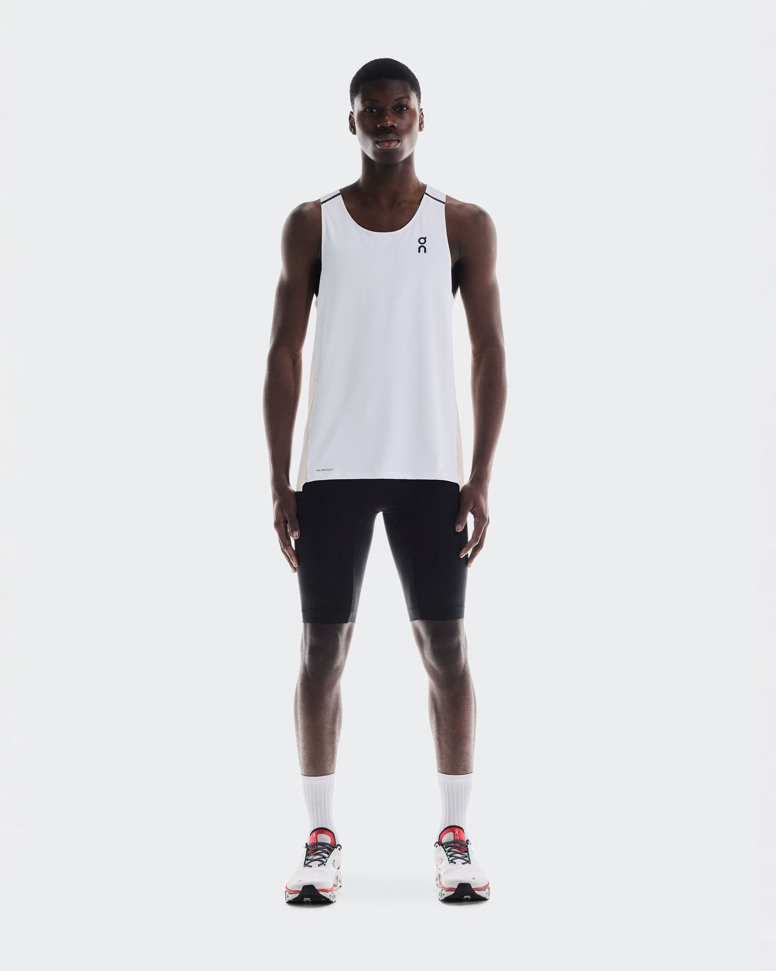 On Performance Tank Men White Silver – Summit Gear