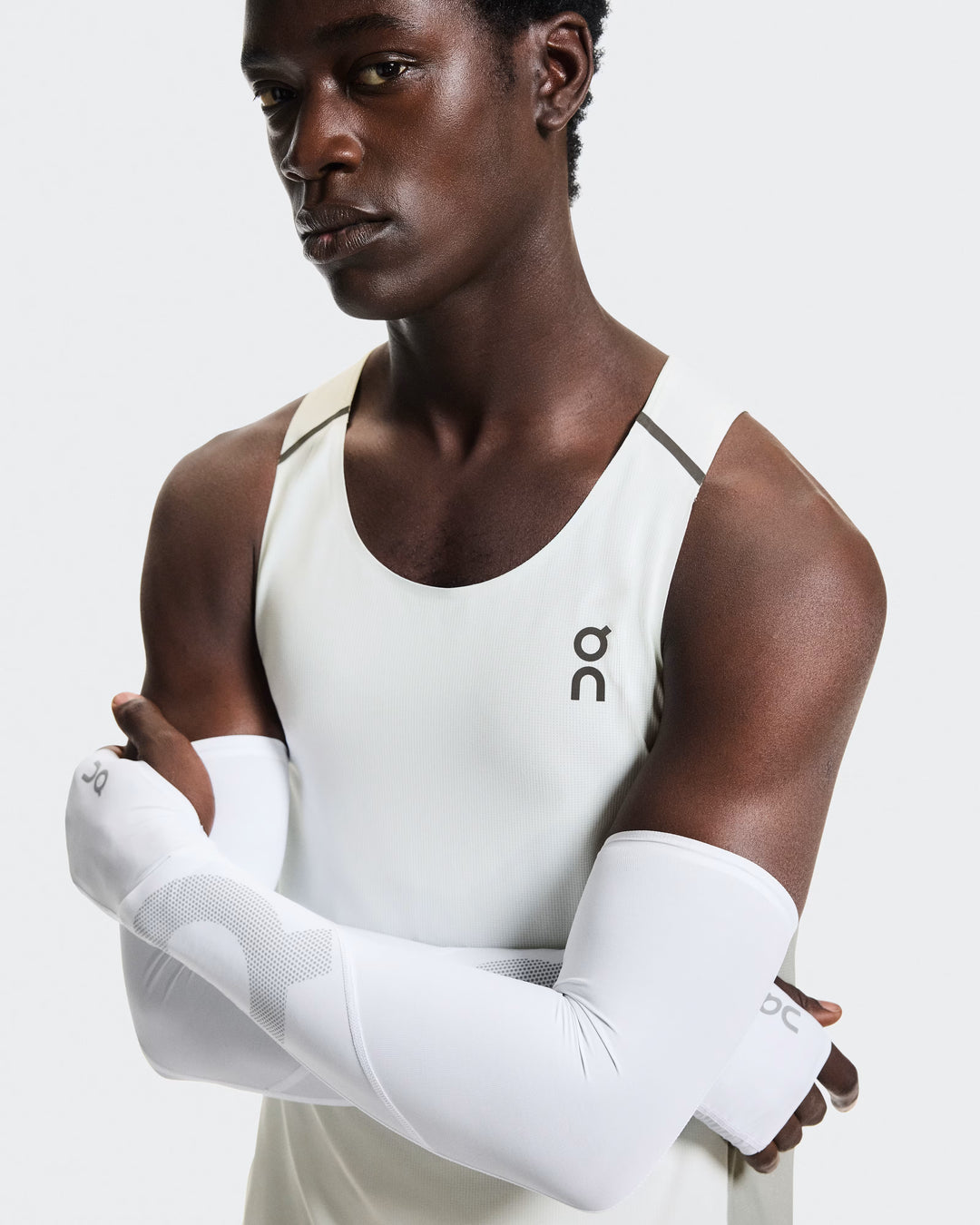 On Solar Arm Sleeves Unisex White