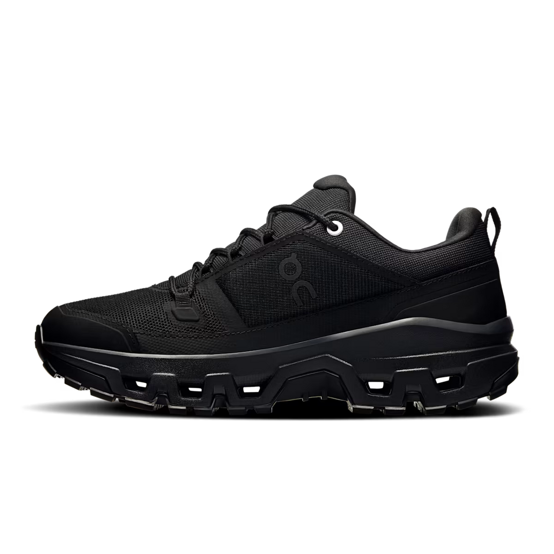 On Cloudrock Low WP Womens Hiking Shoe Black