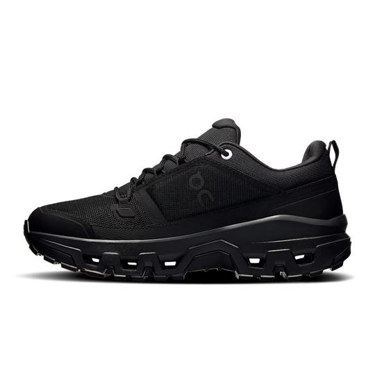 On Cloudrock Low WP Womens Hiking Shoe Black
