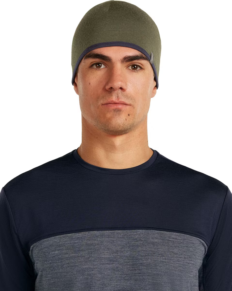 Icebreaker Merino 200 Oasis Reversible Beanie Dk Loden/Midnight Navy