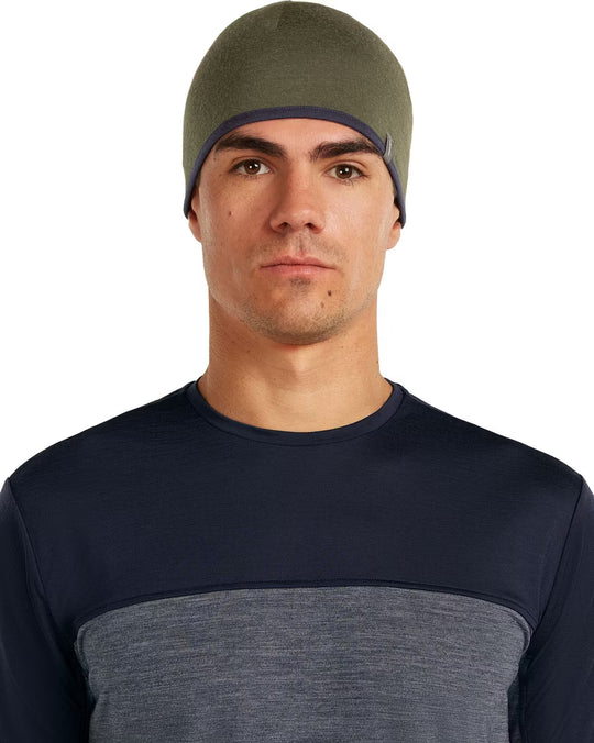 Icebreaker Merino 200 Oasis Reversible Beanie Dk Loden/Midnight Navy