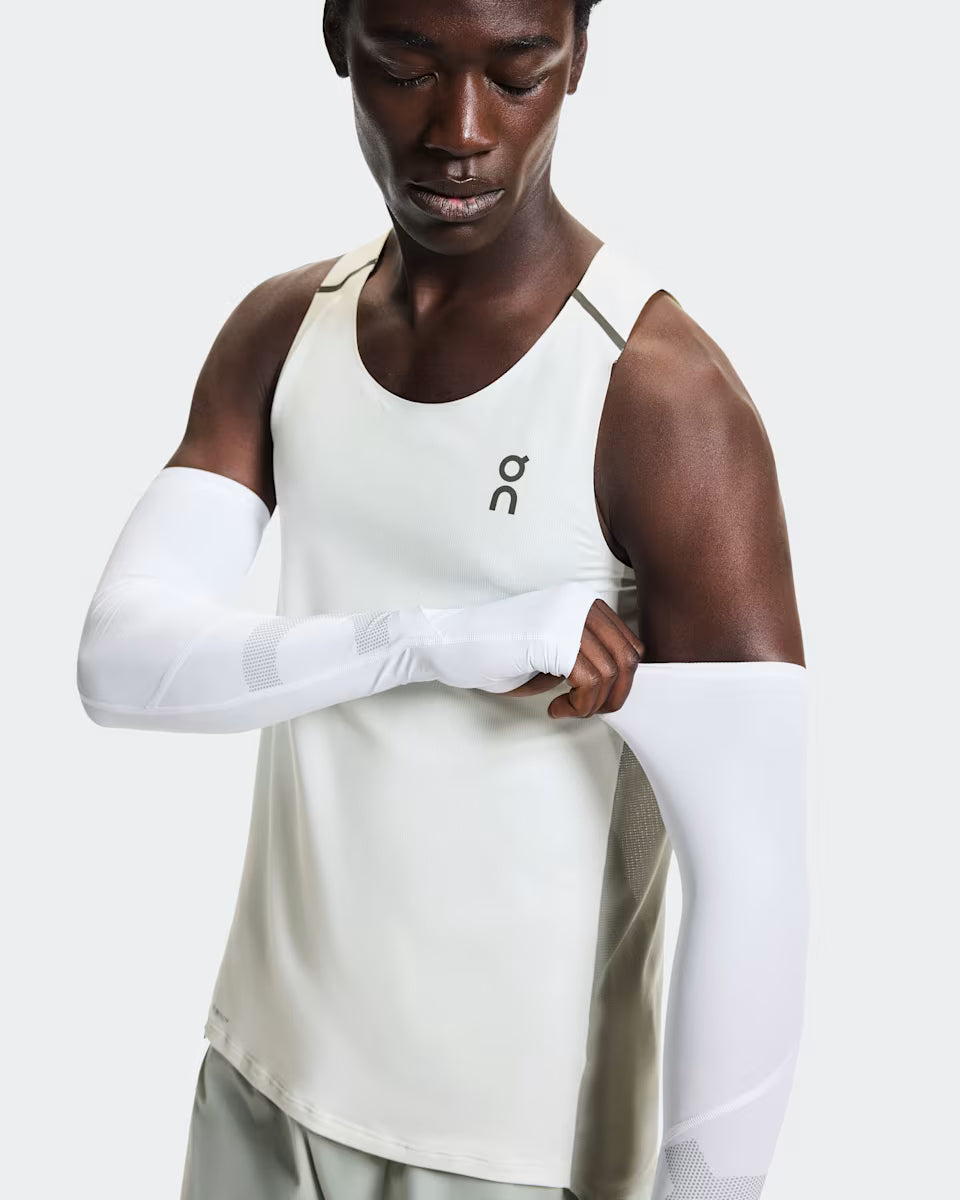 On Solar Arm Sleeves Unisex White