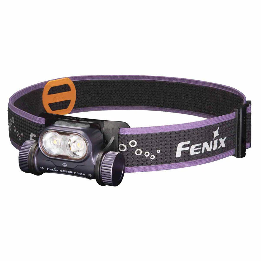 FENIX HM65R-T V2.0 Luminus SST40 & OSRAM GW PUSTA1.PM LED headlamp (dark purple)