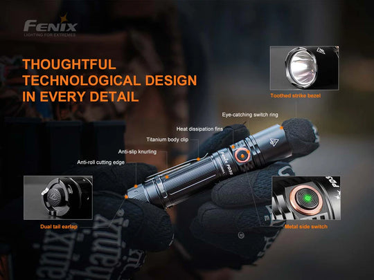 Fenix PD35R V3.0 Luminus SFT40 LED Flashlight (black)