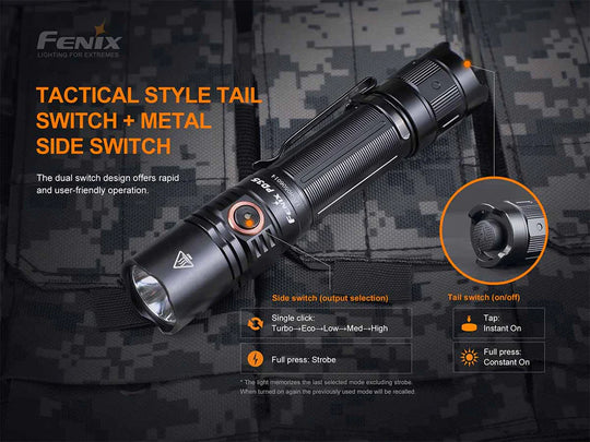 Fenix PD35R V3.0 Luminus SFT40 LED Flashlight (black)
