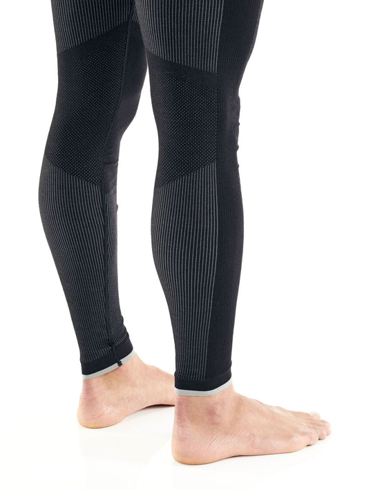 Icebreaker Mens 200 Zone Seamless Leggings Black